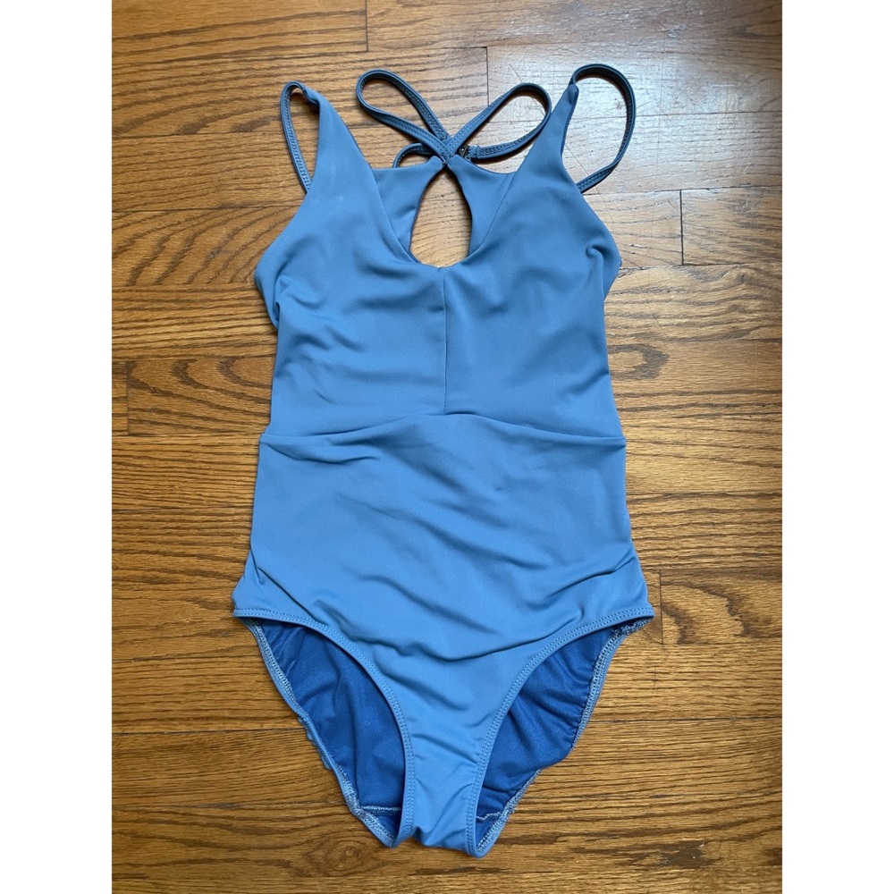 Five dancewear small blue Pippa leotard